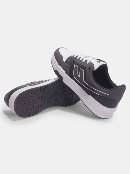 Sneakers for Men l Lightweight & Comfortable with Cushioned Insole PU Upper TPR Sole Lace-Up Closure