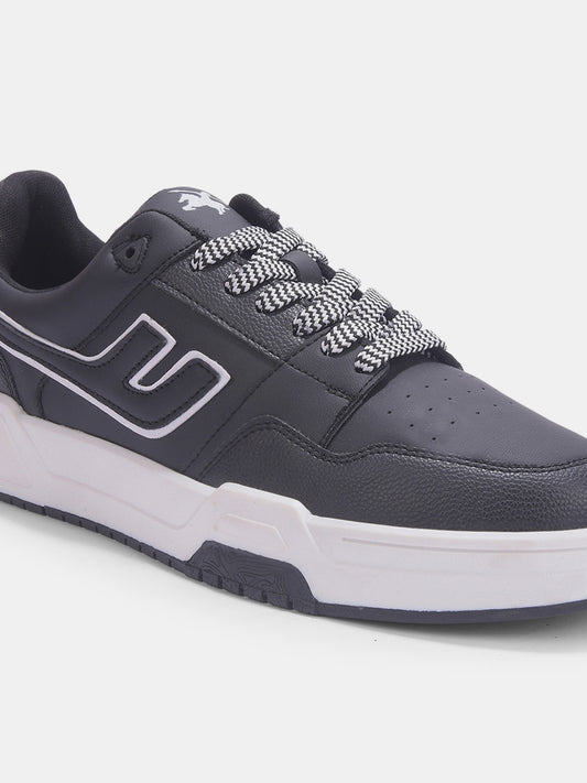 Sneakers for Men l Lightweight & Comfortable with Cushioned Insole PU Upper TPR Sole Lace-Up Closure