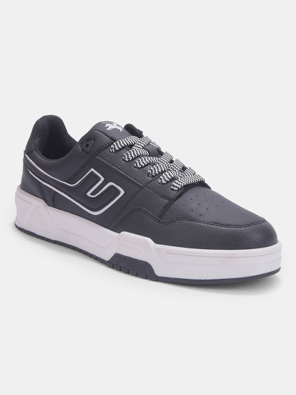 Sneakers for Men l Lightweight & Comfortable with Cushioned Insole PU Upper TPR Sole Lace-Up Closure