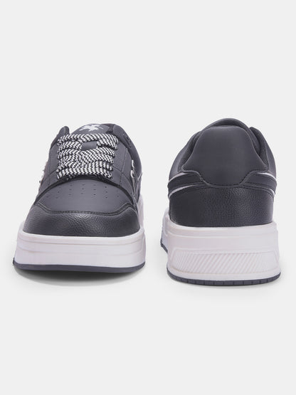 Sneakers for Men l Lightweight & Comfortable with Cushioned Insole PU Upper TPR Sole Lace-Up Closure