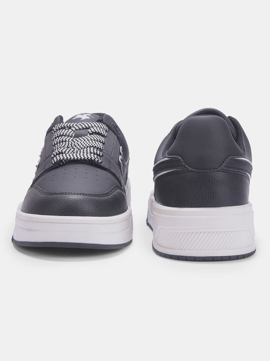 Sneakers for Men l Lightweight & Comfortable with Cushioned Insole PU Upper TPR Sole Lace-Up Closure