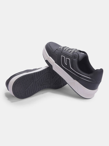 Sneakers for Men l Lightweight & Comfortable with Cushioned Insole PU Upper TPR Sole Lace-Up Closure