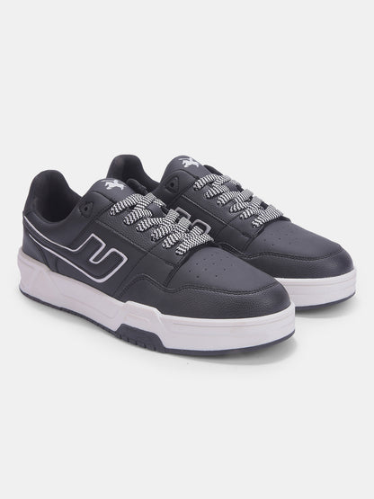 Sneakers for Men l Lightweight & Comfortable with Cushioned Insole PU Upper TPR Sole Lace-Up Closure