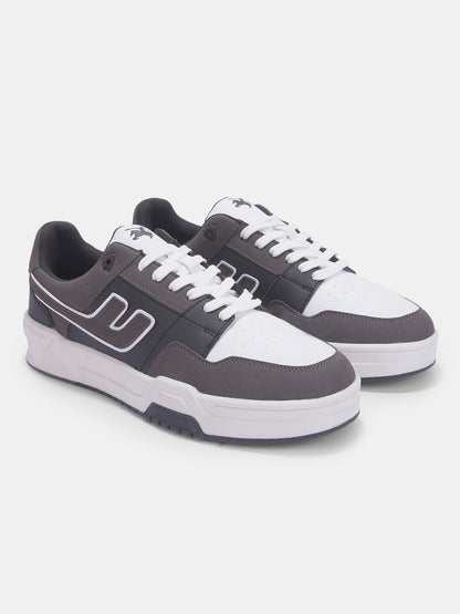 Sneakers for Men l Lightweight & Comfortable with Cushioned Insole PU Upper TPR Sole Lace-Up Closure