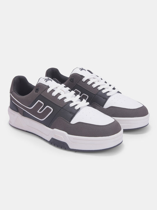 Sneakers for Men l Lightweight & Comfortable with Cushioned Insole PU Upper TPR Sole Lace-Up Closure