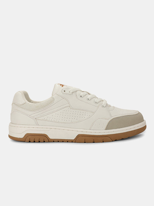 Sneaker Shoes for Men | Lightweight & Comfortable with Cushioned Insole PU (Polyurethane) Upper TPR Sole Lace-Up Closure
