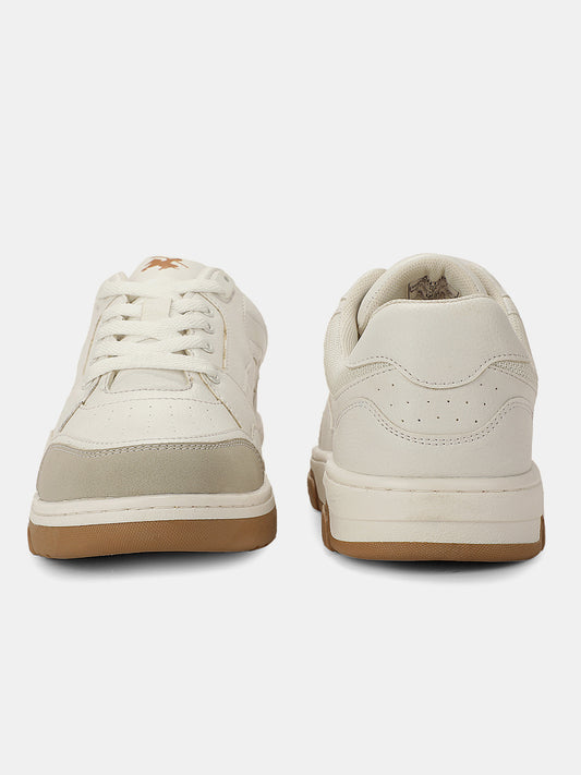 Sneaker Shoes for Men | Lightweight & Comfortable with Cushioned Insole PU (Polyurethane) Upper TPR Sole Lace-Up Closure
