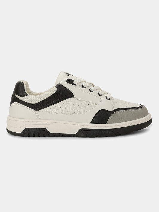 Sneaker Shoes for Men | Lightweight & Comfortable with Cushioned Insole PU (Polyurethane) Upper TPR Sole Lace-Up Closure