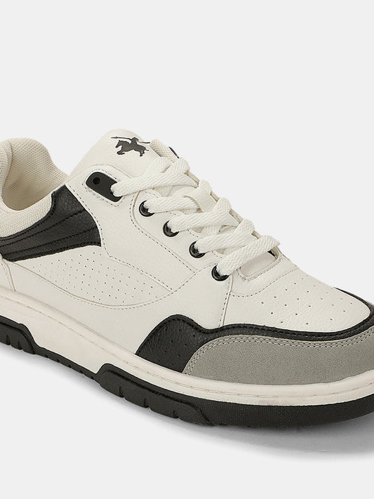 Sneaker Shoes for Men | Lightweight & Comfortable with Cushioned Insole PU (Polyurethane) Upper TPR Sole Lace-Up Closure