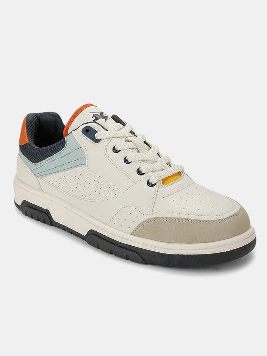 Sneaker Shoes for Men | Lightweight & Comfortable with Cushioned Insole PU (Polyurethane) Upper TPR Sole Lace-Up Closure