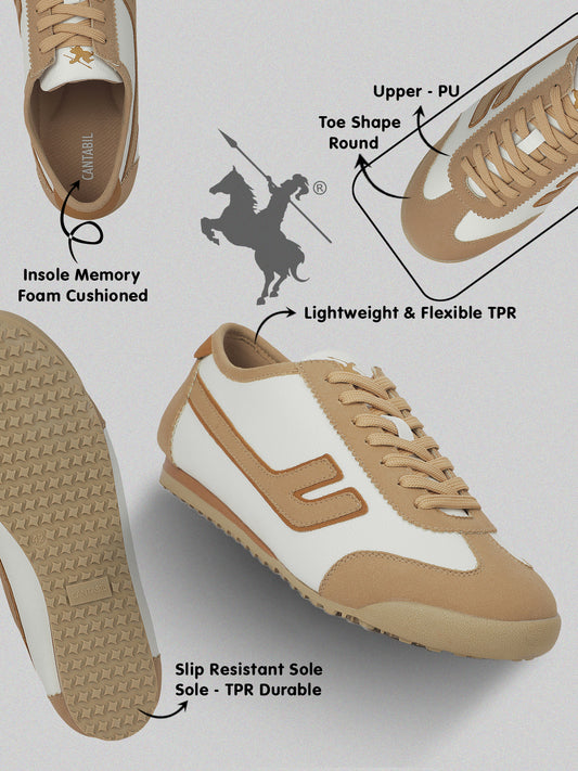 Casual Sneakers for Men | Lightweight & Comfortable with Memory Form Insole Lace-Up Closure