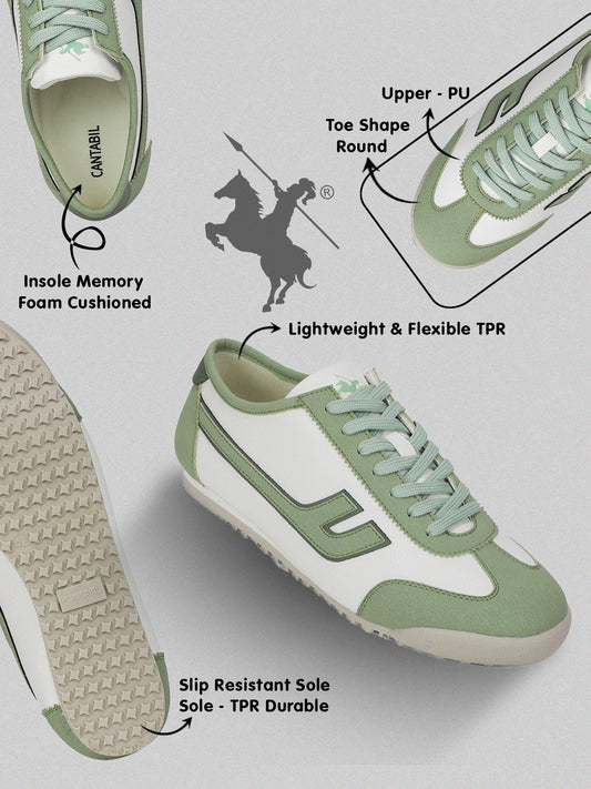 Casual Sneakers for Men | Lightweight & Comfortable with Memory Form Insole Lace-Up Closure