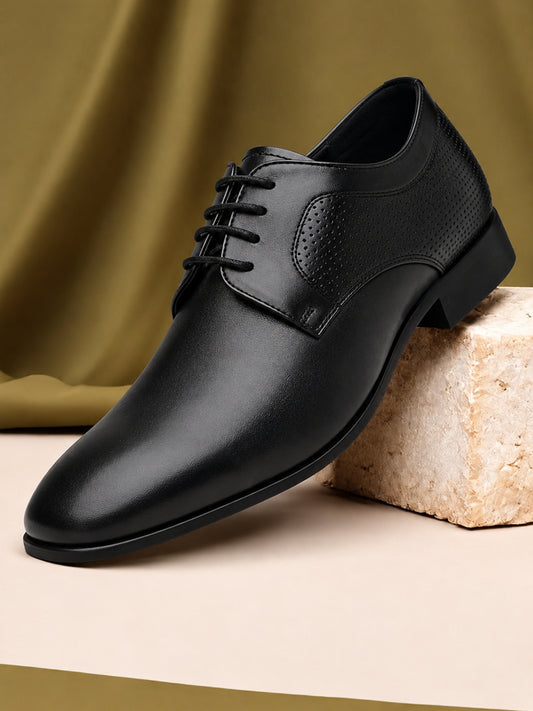 Men’s Black Solid Formal Shoes