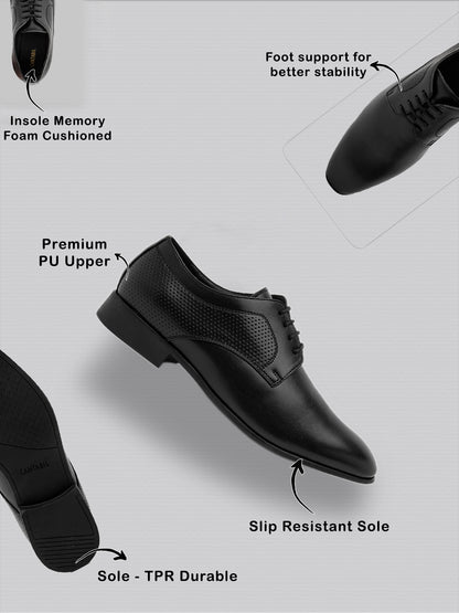 Men’s Black Solid Formal Shoes