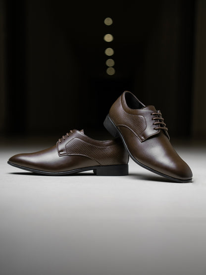 Men’s Brown Solid Formal Shoes