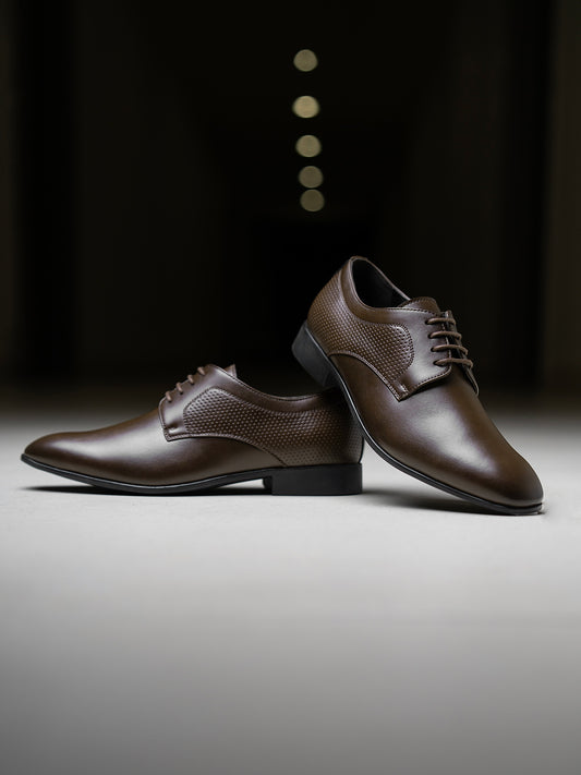 Men’s Brown Solid Formal Shoes