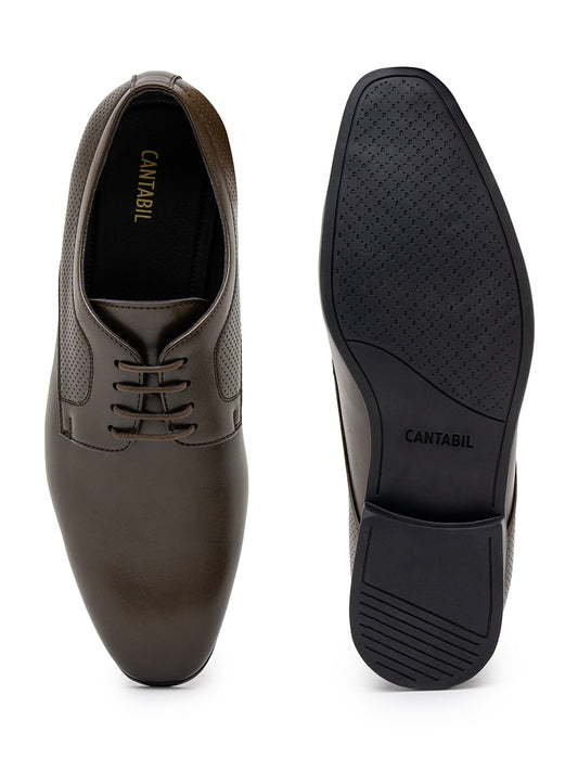 Men’s Brown Solid Formal Shoes