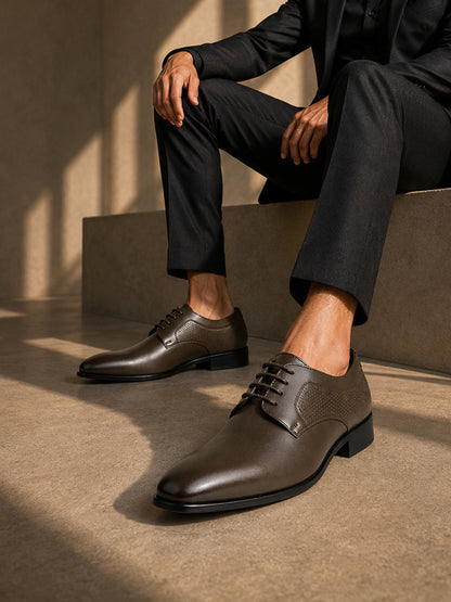 Men’s Brown Solid Formal Shoes