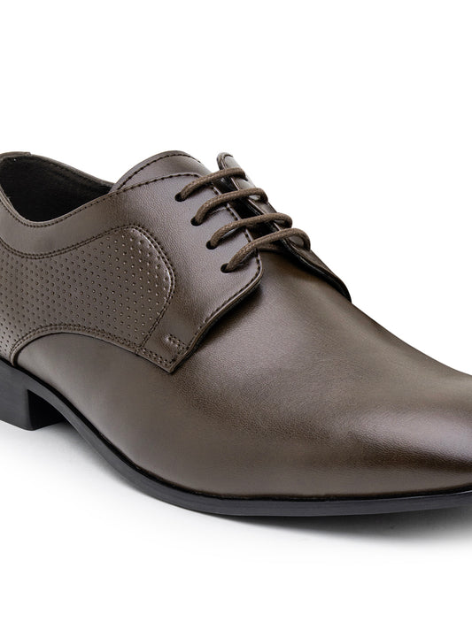 Men’s Brown Solid Formal Shoes