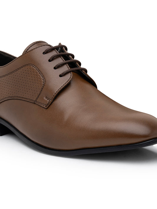 Men’s Tan Solid Formal Shoes