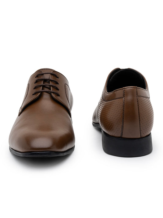 Men’s Tan Solid Formal Shoes