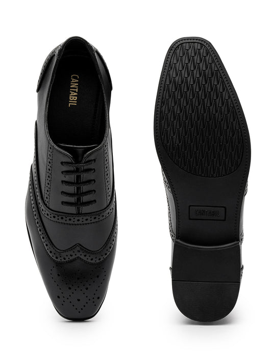 Men’s Black Solid Formal Shoes