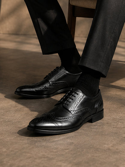 Men’s Black Solid Formal Shoes