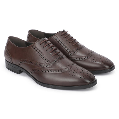 Men’s Brown Solid Formal Shoes