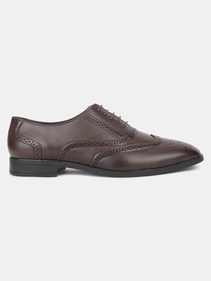 Men’s Brown Solid Formal Shoes