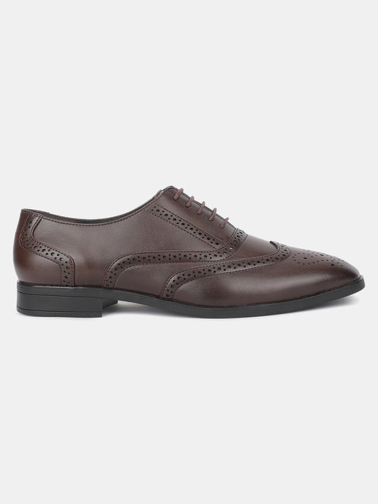 Men’s Brown Solid Formal Shoes