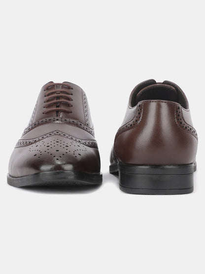 Men’s Brown Solid Formal Shoes