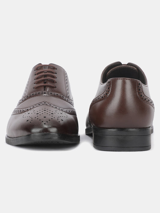 Men’s Brown Solid Formal Shoes