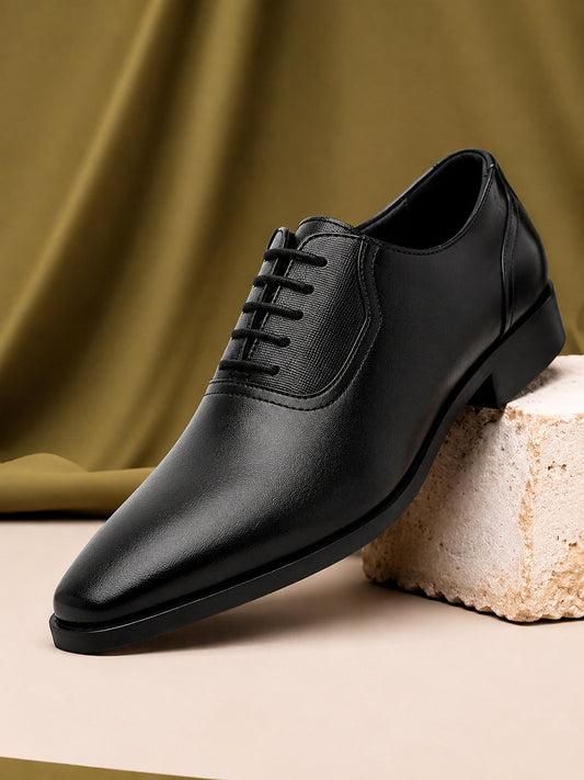 Men’s Black Solid Formal Shoes