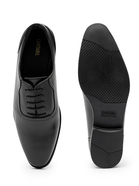 Men’s Black Solid Formal Shoes
