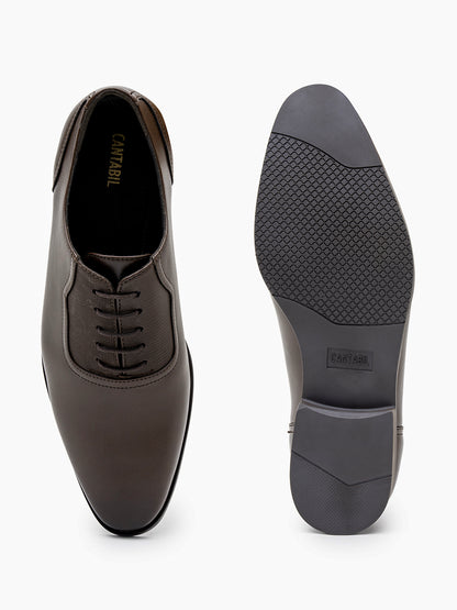 Men’s Brown Solid Formal Shoes