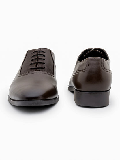 Men’s Brown Solid Formal Shoes