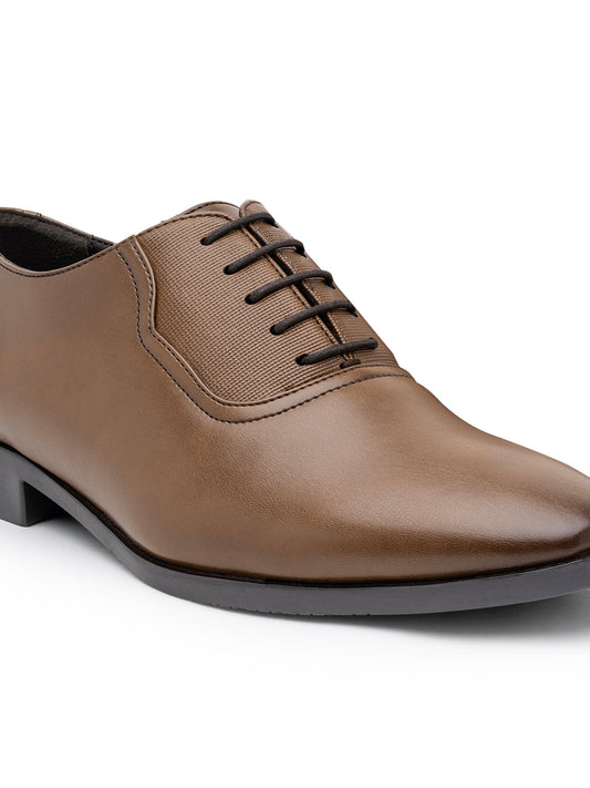 Men’s tan Solid Formal Shoes