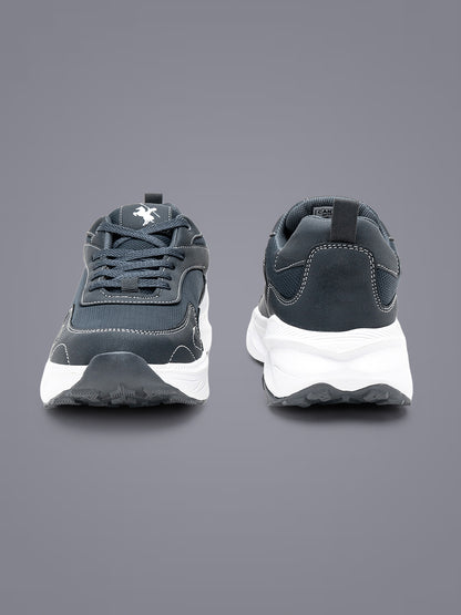Men's Grey Solid Casual Shoes