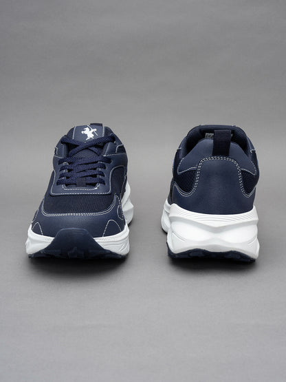 Men's Navy Solid Casual Shoes