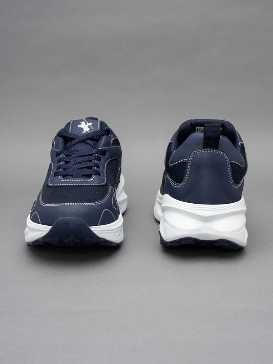 Men's Navy Solid Casual Shoes