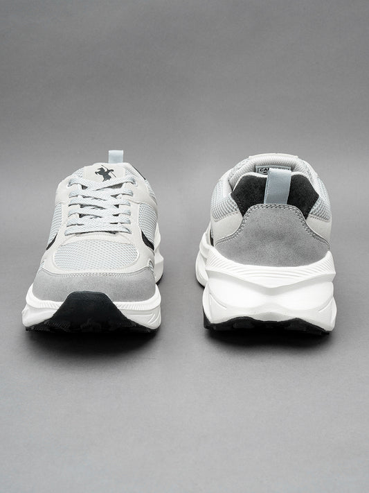 Men's Grey Colourblock Casual Shoes