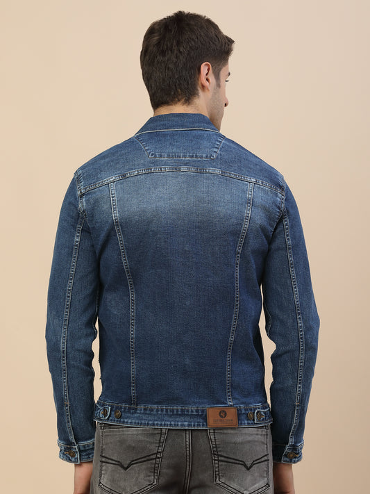 Jacket for Men | Premium Casual Jacket Smart Fit Spread Collar Neck Poly Cotton Fabric Solid Pattern