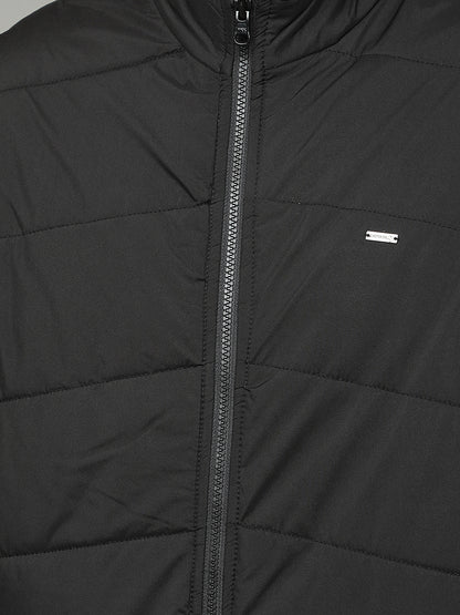 Reversible Jacket for Men | Premium Casual Jacket Regular Fit Mock Neck Polyester Fabric Solid Pattern