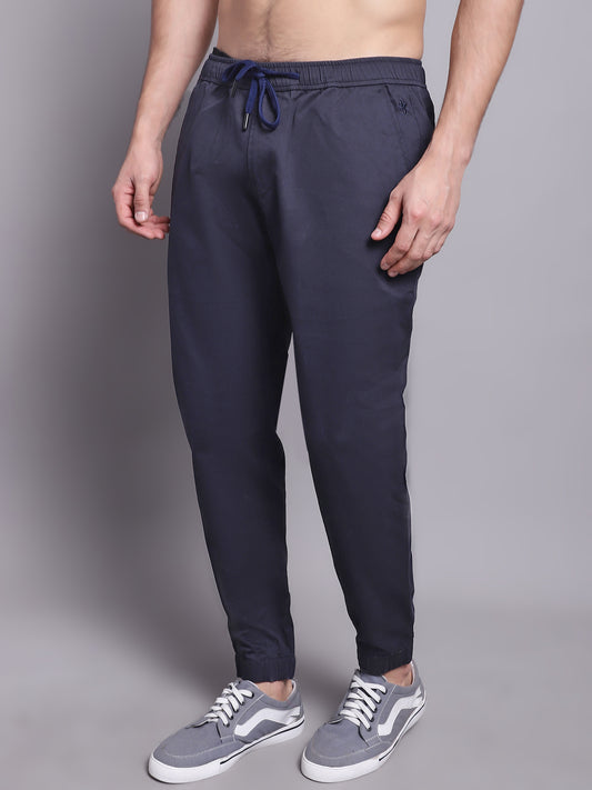 Cantabil Men Navy Blue Jogger (7137857863819)