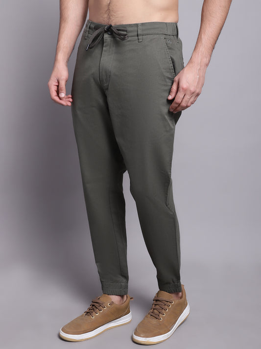 Cantabil Men Olive Green Jogger (7137865334923)