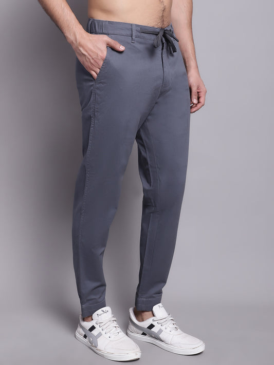 Cantabil Men Grey Casual Jogger (7137856946315)