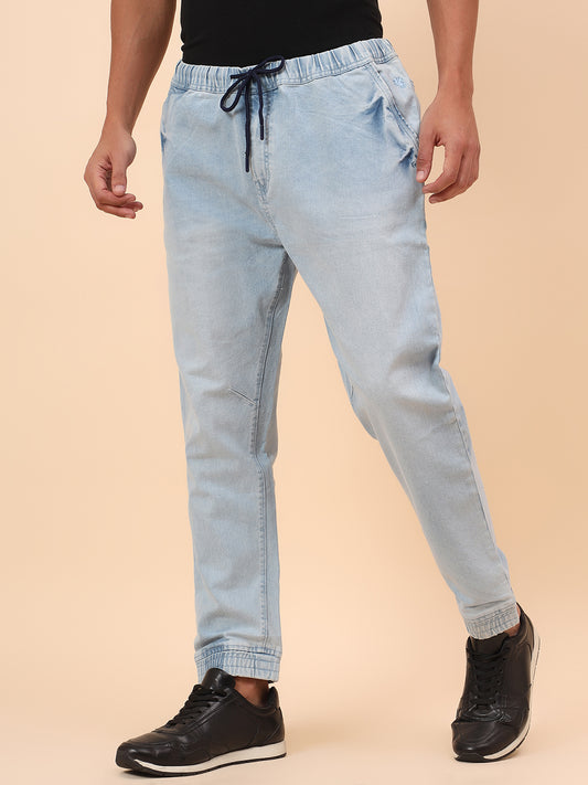 Jogger for Men | Breathable & Soft with Color Fastness Smart Fit Cotton Blend Solid Pattern Drawstring Closure