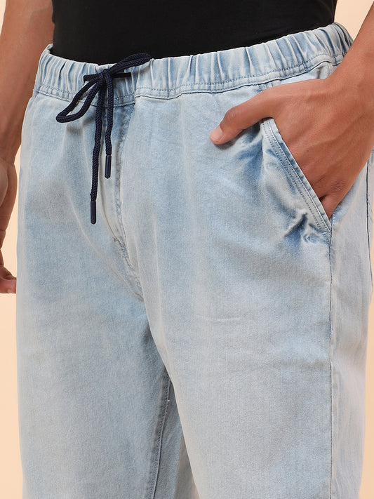 Jogger for Men | Breathable & Soft with Color Fastness Smart Fit Cotton Blend Solid Pattern Drawstring Closure