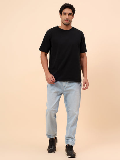 Jogger for Men | Breathable & Soft with Color Fastness Smart Fit Cotton Blend Solid Pattern Drawstring Closure