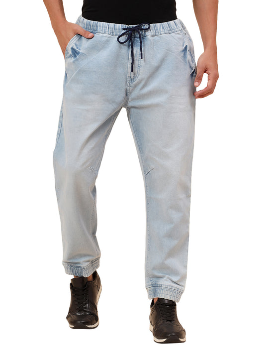 Jogger for Men | Breathable & Soft with Color Fastness Smart Fit Cotton Blend Solid Pattern Drawstring Closure